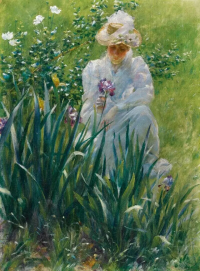 美国画家Charles Courtney Curran。