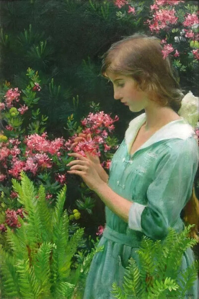 美国画家Charles Courtney Curran。