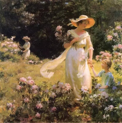 美国画家Charles Courtney Curran。