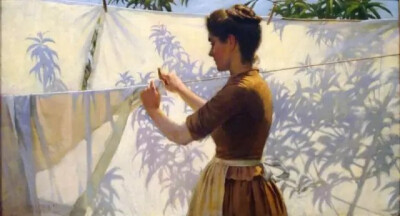 美国画家Charles Courtney Curran。