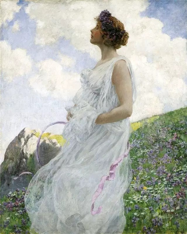 美国画家Charles Courtney Curran。