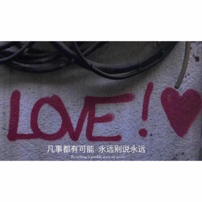 最大的欢喜是你
最大的遗憾也是你