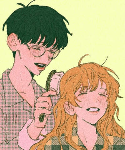 漫画情侣♡