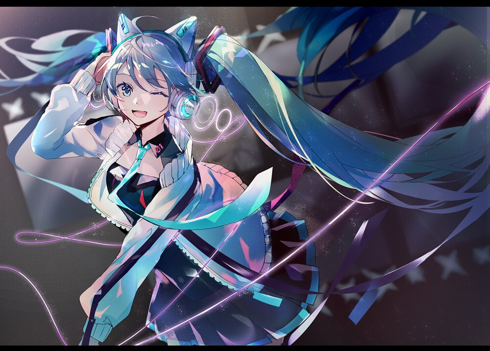 画师:豆の素
初音未来
这位太太的初音太美了！！！