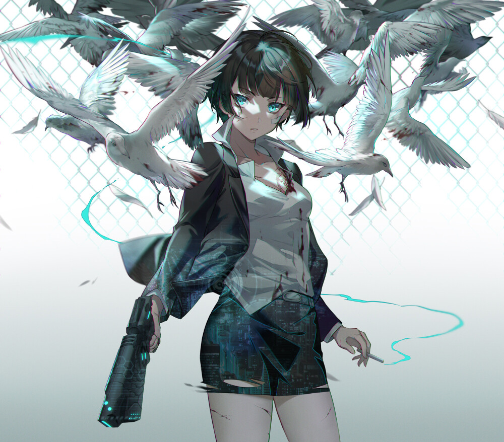 PSYCHO-PASS 师：Ekita玄@Ekita玄（p id=14793912） 本作品id=80699361