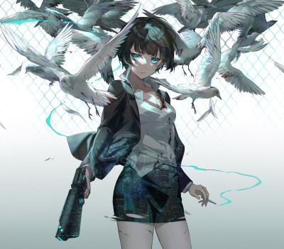 PSYCHO-PASS 师：Ekita玄@Ekita玄（p id=14793912） 本作品id=80699361