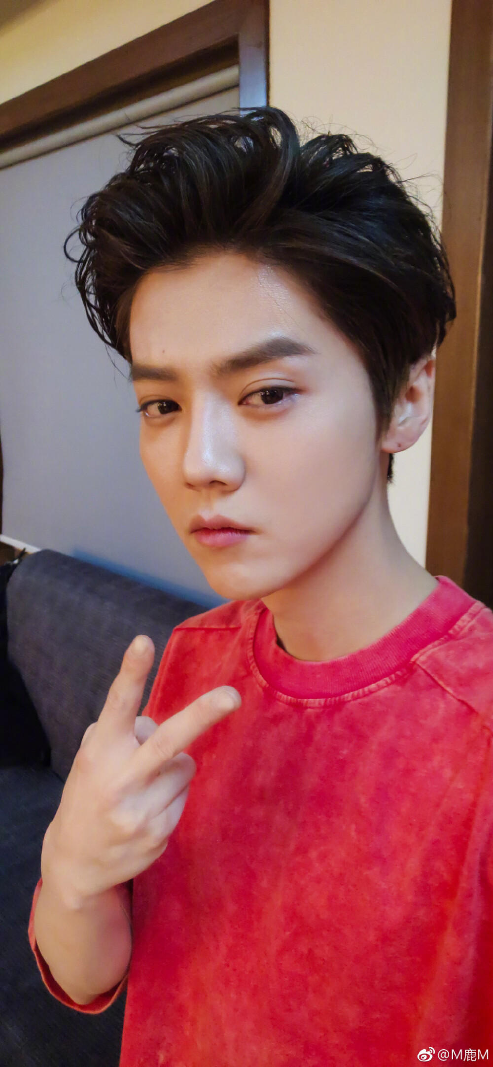 呆萌傻狍子 鹿晗 Luhan #壁纸 #头像