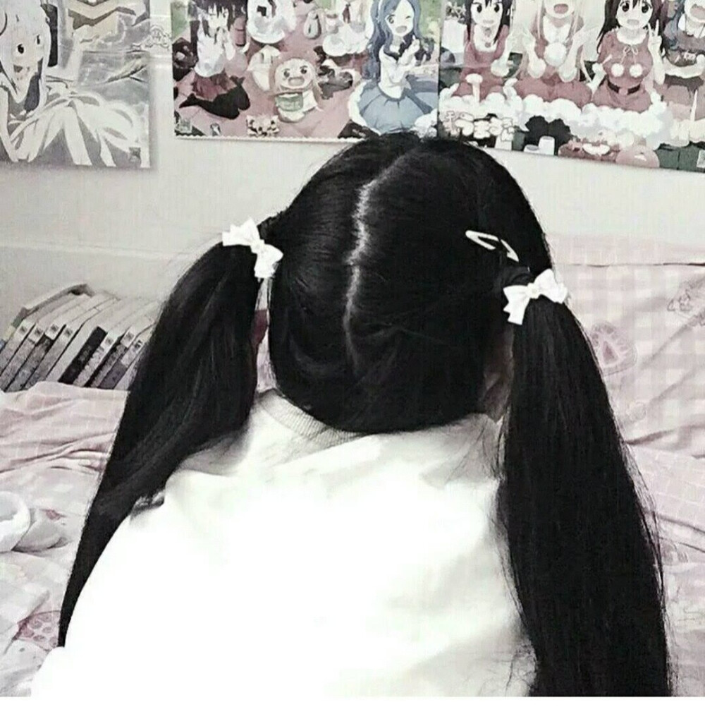 双马尾辫头