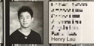  高中时的Henry~ 