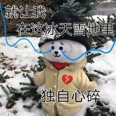 就让我在这冰天雪地里，独自心碎