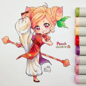 动漫马克笔临摹素材画师:ibu chuan - 高清图片,堆糖,美图壁纸兴趣