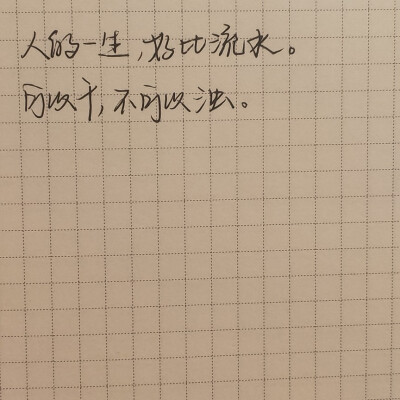 假如我年少有为/手写