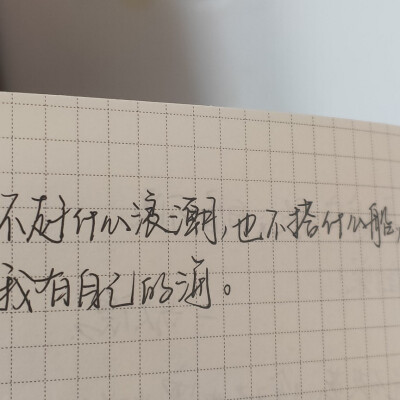 假如我年少有为/手写