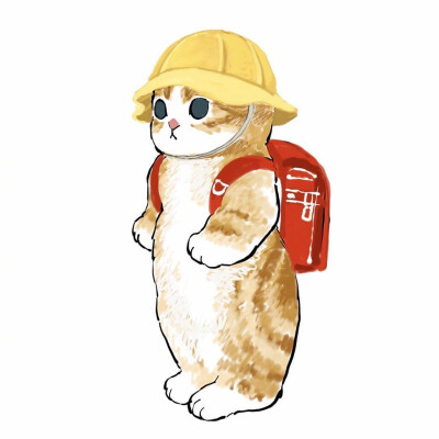 今日份治愈系猫猫插画~
（画师：mofu_sand） ​