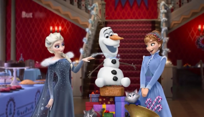 《Frozen：雪宝的冰雪大冒险》Anna Olaf Elsa 截自《When We're Together》官方歌词版MV