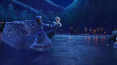 《Frozen：雪宝的冰雪大冒险》Anna Elsa 转自堆糖专辑《只爱动画：冰雪奇缘》