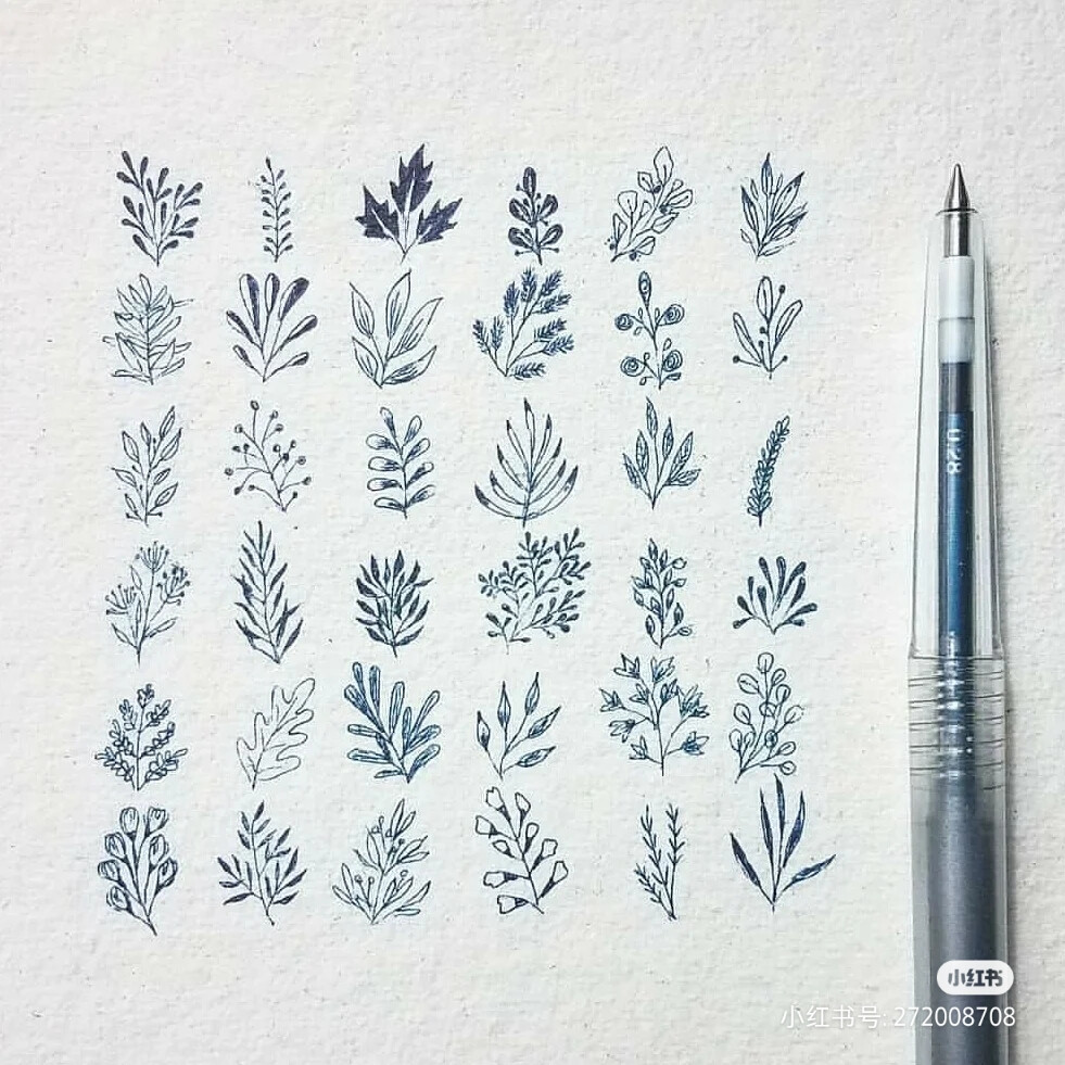 ins & pinterest
草木系手绘