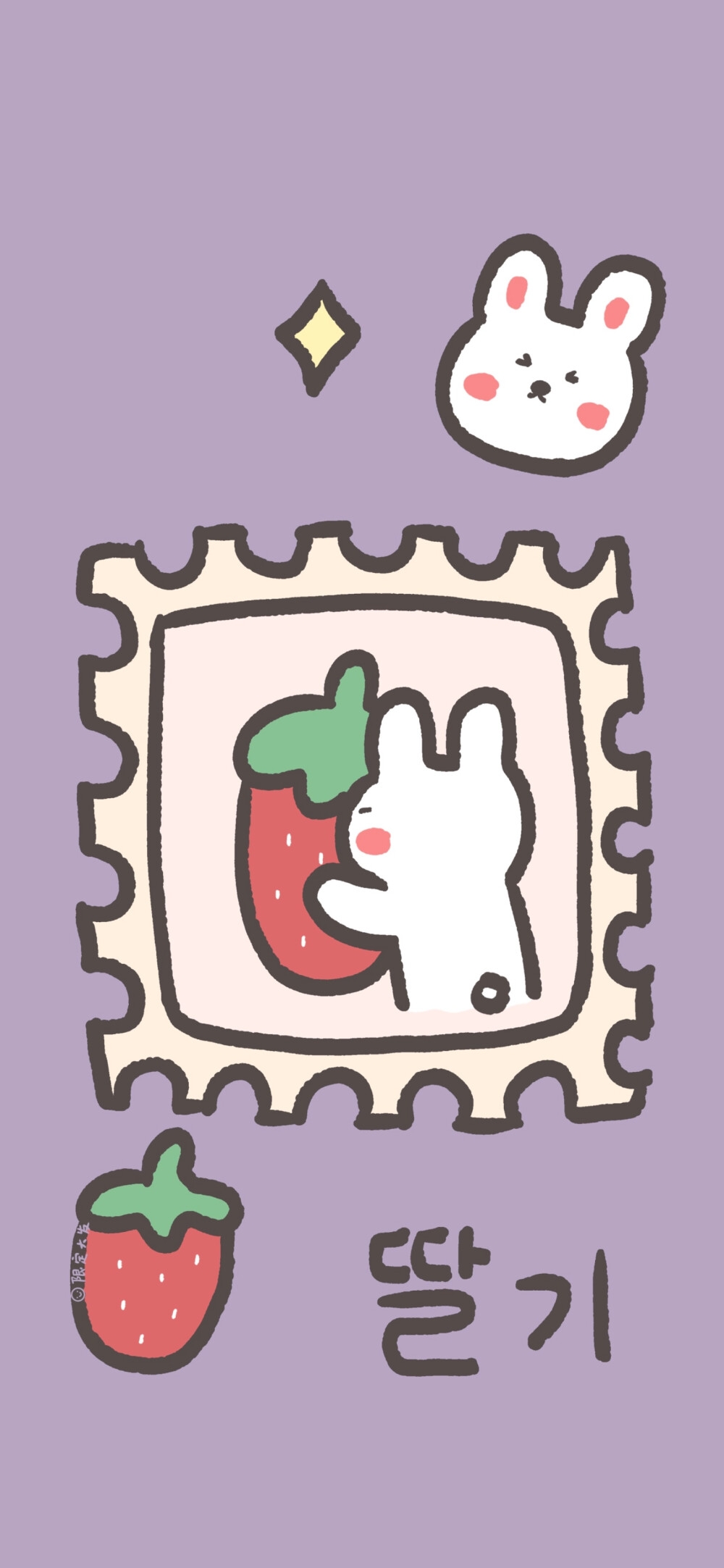 桌面锁屏少女可爱卡通动漫动物手机壁纸