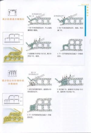 钩针针法花样