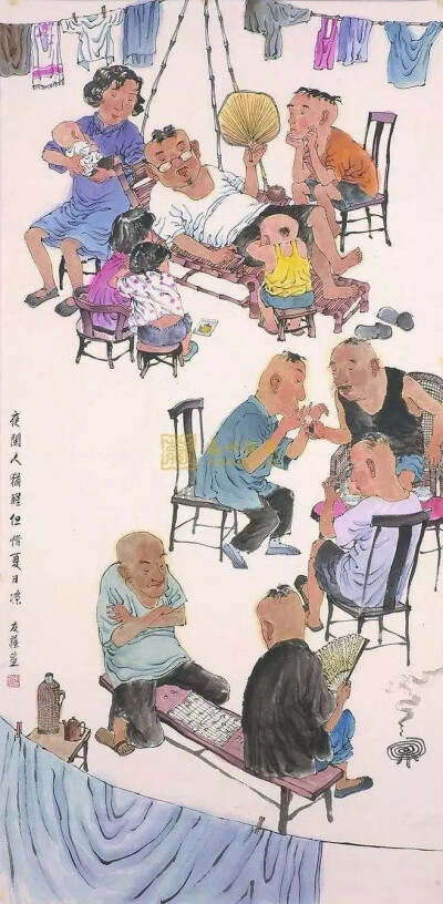 《夜阑人犹醒，但惜夏日凉》 谢友苏