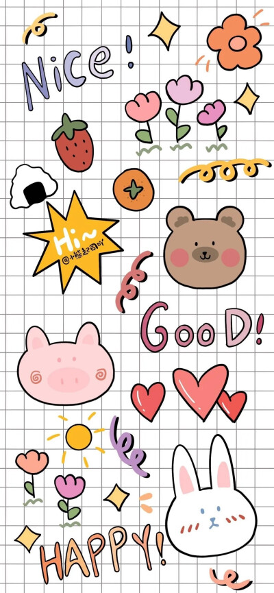 少女心壁纸 -
插画 素材 ins 韩系 可爱 简约 手绘 动漫 锁屏 屏保 卡通 背景 纯色
cr：@见水印