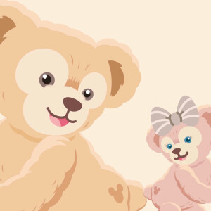 迪士尼系列手机壁纸达菲熊和朋友们