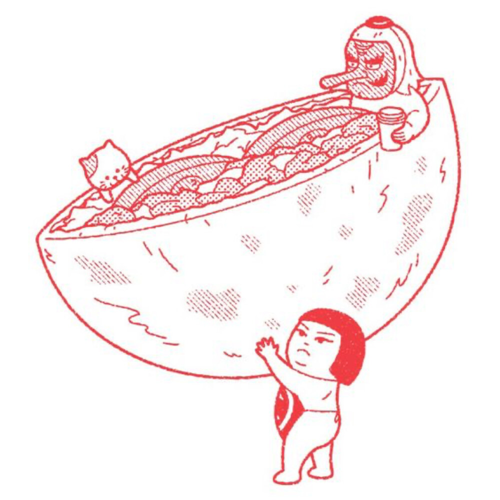 #杂画铺de分享#
illustrator：kimiaki yaegashi