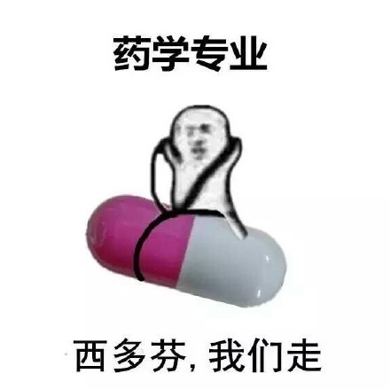 药学专业西多芬,我们走