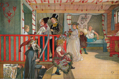 瑞典著名画家卡尔·拉森(Carl Larsson，1853―1919) 与雕塑家米列斯（C．MlLLES）、画家安·左思（A．ZORN）是瑞典美术史上对世界贡献最大的三位艺术家。拉森1853年出生在斯德哥尔摩，13岁获得奖学金，进入斯德哥尔摩…