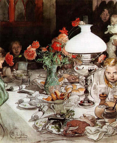 瑞典著名画家卡尔·拉森(Carl Larsson，1853―1919) 与雕塑家米列斯（C．MlLLES）、画家安·左思（A．ZORN）是瑞典美术史上对世界贡献最大的三位艺术家。拉森1853年出生在斯德哥尔摩，13岁获得奖学金，进入斯德哥尔摩…