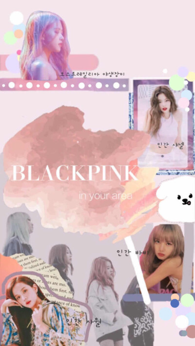 blackpink粉墨四人壁纸
