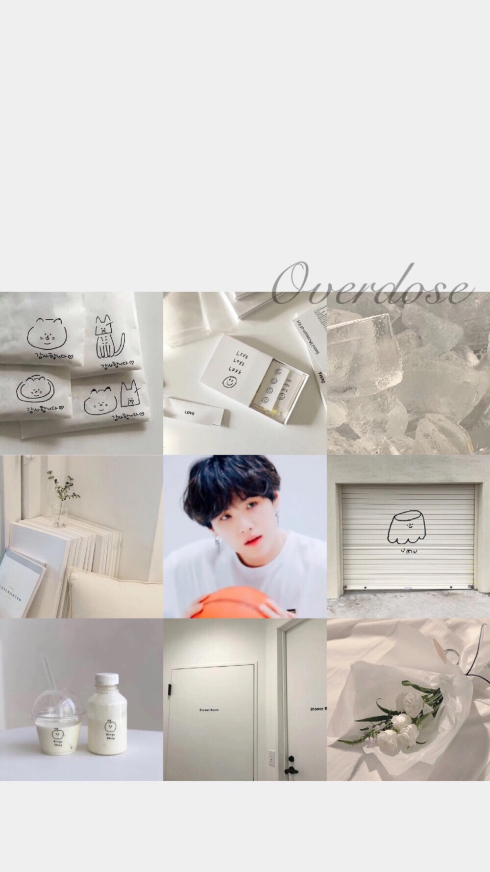 BTS闵玧其 Overdose「上瘾」为水印 拼图不易，找图更不易，且拿且珍惜♥︎ 堆糖：@Overdose洛林