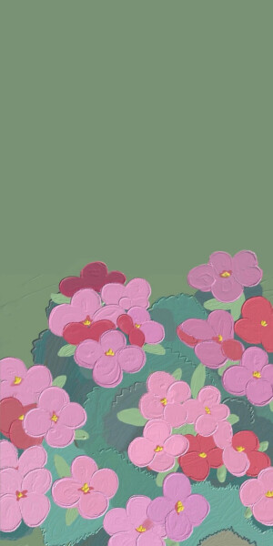 春日油画棒壁纸