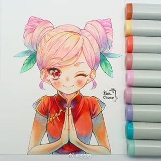 插画师 ins：ibu-chuan 作品