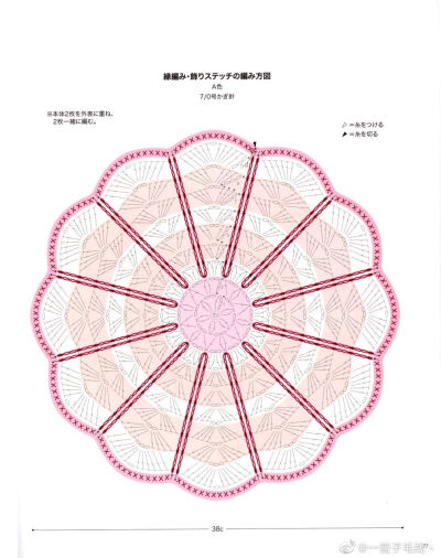 钩针坐垫