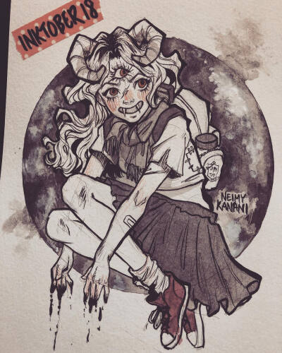 〖 NEIMY KANANI 〗
INKTOBER 2018 -
ins : neimykanani