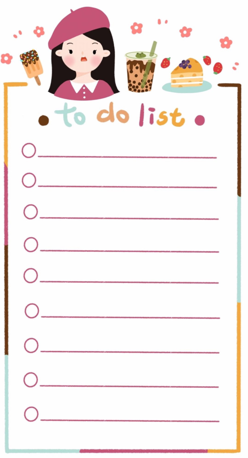 to do list