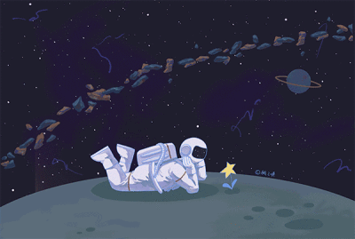 可爱太空人表情包