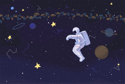 可爱太空人表情包