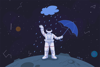 可爱太空人表情包