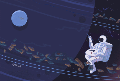 可爱太空人表情包