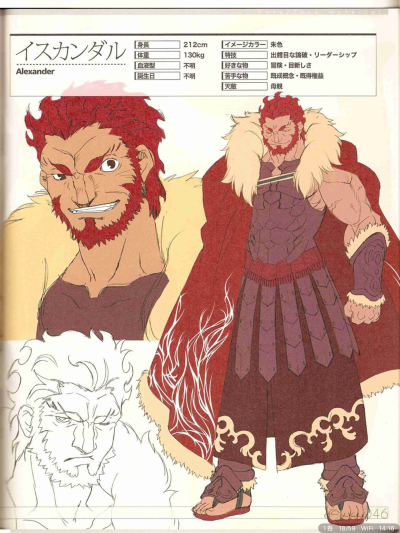 型月 fgo fatezero 伊斯坎达尔 rider征服王