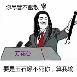 你尽管不驱散，万花谷要是玉石爆不死你,算我输