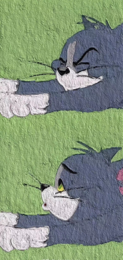 油画风 可爱小熊壁纸