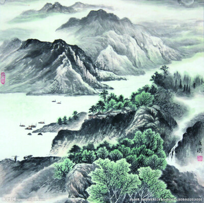 山水画 江山美