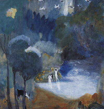 仙女湖，1905年（亚美尼亚画家Martiros Saryan作品）