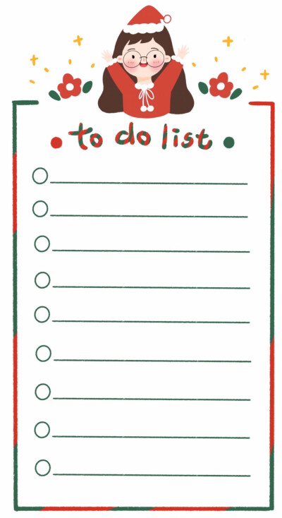 to do list