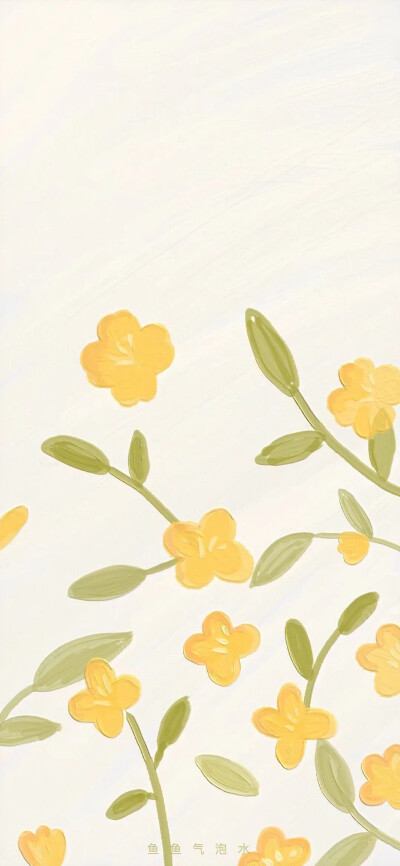 小清新油画卡通壁纸少女心