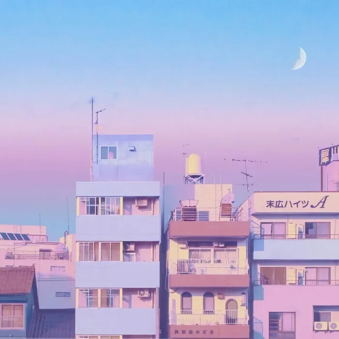 紫色梦幻天空背景图，壁纸