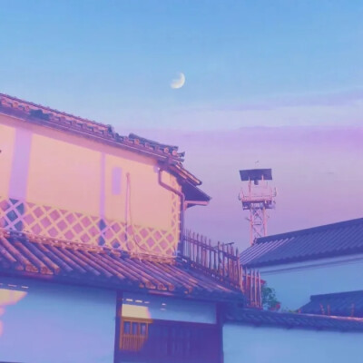 紫色梦幻天空背景图，壁纸